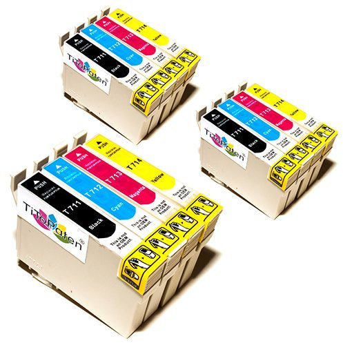 12x Kompatible Druckerpatronen - Ersatz für T0896 - Cyan / Magenta / Gelb / Schwarz- PATRONEN MIT NEUESTEN CHIP - Epson Stylus B40W BX300f BX310FN BX600FW BX610FW D120 Network D78 D92 DX400 DX4000 DX4050 DX4400 DX4450 DX5000 DX5050 DX6000 DX6050 DX6050EN DX7000 DX7000F DX7400 DX7450 DX8000 DX8400 DX8450 DX9400F Wifi Office SX600FW S20 S21 SX100 SX105 SX110 SX115 SX200 SX205 SX210 SX215 SX400 SX405 SX410 SX415 SX510W SX515W SX610FW
