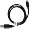 vhbw USB Datenkabel (Typ A auf MP3 Player) Ladekabel kompatibel mit Sandisk Sansa Clip MP3 Player Schwarz, 100 cm, 100 cm