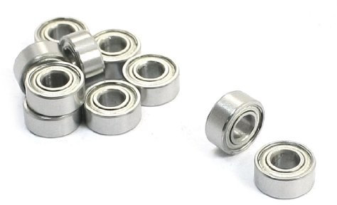 sourcing map 10 PCS 683z 3 x 7 x 3 mm Metall Schild Kugellager einreihig Rillenkugellager de