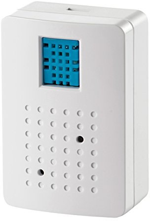 Switel Zusatzsensor für Temperatur-/Feuchtigkeitsmessung und Hausalarm für Video-Überwachungssystem BSW220, 1 Stück, Weiß, BSW220 T/H