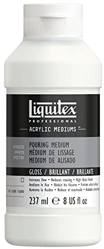 Liquitex 5408 Professional Gieß- und Pouring- Medium, wasserfest, nicht-vergilbend, flexibel, erhöht den Farbfluss, 237 ml Flasche