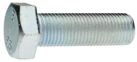 Reidl Sechskantschrauben mit Feingewinde bis Kopf 10 x 40 mm 1 DIN 961 8.8 galv. verzinkt farblos 100 Stück