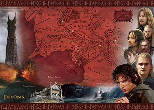 Lord of The Rings - Map - Filmposter Kino Movie Herr der Ringe Fantasy - Grösse 90x64 cm