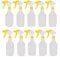DCS Pack of 10 Plastic Water Spray Bottles for Cleaning 750ml – Hand Trigger Empty Spray Bottles for Gardening and Home Cleaning – Heavy duty Industrial Refillable Mist Spray Bottle (Yellow)