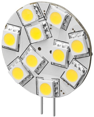 3er Set LED-Chip für G4 Lampensockel mit 10 SMD LEDs Leuchtfarbe tageslicht weiß 160LM