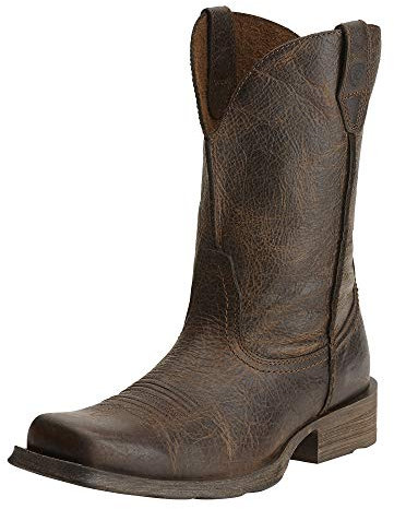 Ariat Men's Rambler Wide Square Toe Western Cowboy Boot, Wicker, 10 M US