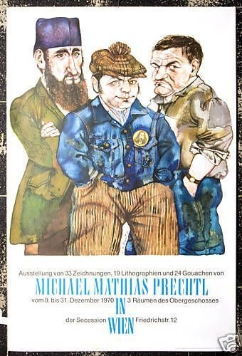 Poster Vienna Exhibition of Michael Prechtl