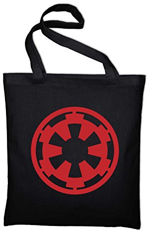 STYLETEX23 Imperiales Wappen Logo Jutebeutel Baumwolltasche, schwarz