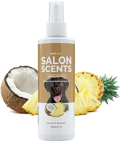 Bark2Basics Salon Scents Dog Cologne Perfume Spray, Coconut Pineapple, 8 oz