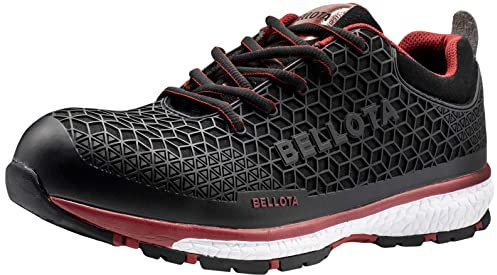 Bellota Zapato de seguridad, Color: Negro y Rojo