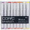 COPIC Sketch Set 36 Colors, 36er Set im Acryl-Display, Twin Marker mit einer mittelbreiten und einer Brush-Spitze