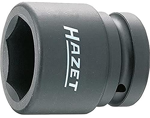 HAZET Kraft-Steckschlüsseleinsatz 1100S-34, 1 Zoll (25 mm) Vierkant | 1 Zoll (25 mm) Vierkant hohl, Antrieb 1 Zoll (25 mm) Vierkant hohl, Abtrieb Außenprofil Sechskant, Chrom-Vanadium-Sonderstahl