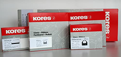 Kores G005NYS Farbband, Nylon schwarz für Modell Brother, Hermes