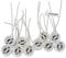 SEBSON GU10 Fassungen für GU10 Leuchtmittel 230V, 10er Set, LED und Halogen Lampen geeignet, Fassungen aus Keramik für Einbaustrahler