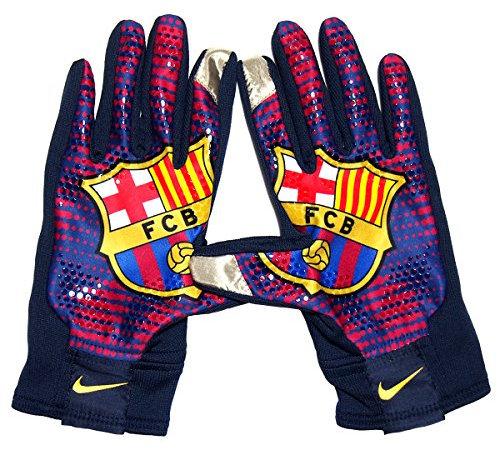 Nike Gloves FCB Stadium, Navy/Team Red/Yellow, XL