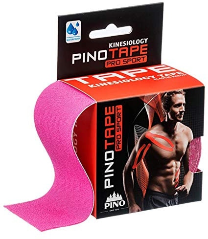 Pinotape Pro Sport kinesiologisches Tape verschiedene Farben und Designs 5 cm x 5 m hautfreundlich (neon pink)