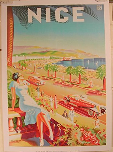 Nizza – 50 x 70 cm zeigt/Poster