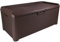 Ondis24 Kissenbox Santo Rattan Optik Sitztruhe Auflagenbox braun 560 Liter XXL