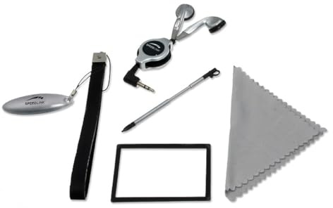 Speedlink Zubehör für Nintendo Handheld (Touchpen/Folie/Headset/Mikrofasertuch/Tragegriff) schwarz
