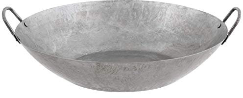 Town Food Service 14 Inch Cantonese Flat Bottom Wok