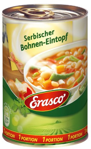 Erasco Serbischer Bohnen-Eintopf, 400 ml