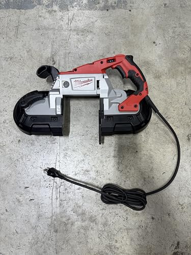 MILWAUKEE Elec Tool - Sierra de banda de corte profundo, velocidad variable, 11 Amp