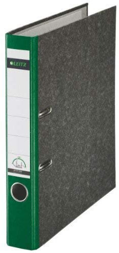 5er Pack Leitz 1050 Qualitäts-Ordner schmal (5cm), mit patentierter 180º-Präzisionsmechanik 8 Farben in verschiedenen Mengen zur Auswahl (5, grün)