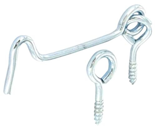 Securit - Puerta de ganchos y ojos galvanizado x 2-100 mm