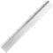 Nähwelt Flach Profi-Sicherheitslineal 105 cm, Aluminium (silber anodisiert), Robust mit Stahlverstärkung