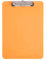MAUL Klemmbrett A4 MAULneon | Schreibbrett aus Kunststoff im DIN A4 Format | Clipboard zum Aufhängen | moderner Klemmer zur Aufbewahrung von Papier | für Büro, Küche und Werkstatt | Orange