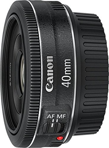 Canon Obiettivo, EF 40 mm f 2.8 STM, Nero [Versione EU]