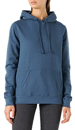 AWDis Women's Girlie College Hoodie, Blue (Air Force Blue), 14 (Manufacturer Size:Large)
