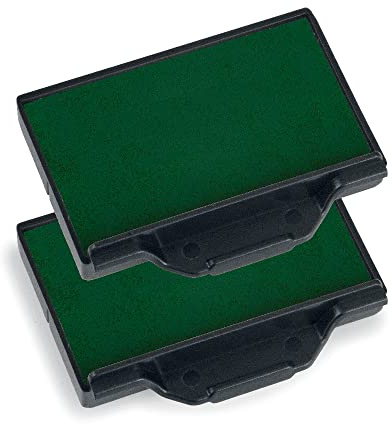 Trodat Ersatzkissen 6/53 für Professional 5203, 5440, 5440, 5253 grün | 2 Stück, wischfest, kein Verblassen - lichtecht, Abdruck rasch trocknend, dokumentenecht