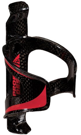 Profile Design Karbon Kage Porte bidon Noir/Rouge