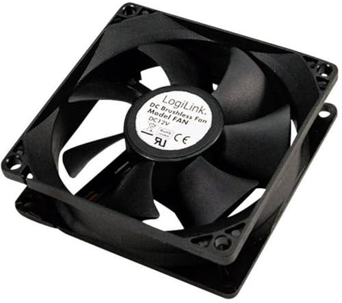 LogiLink FAN103 Gehäuselüfter 120 x 120 x 25 mm, schwarz