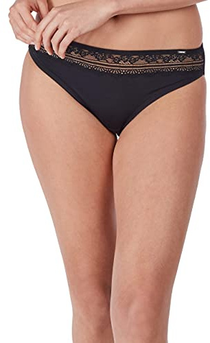 HUBER Damen Taillen Slip Micro Lace Taillenslip