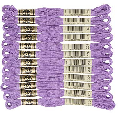 DMC 6-Strand Embroidery Cotton Floss, Dark Lavender