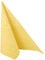 Papstar Servietten / Tissueservietten gelb Royal Collection, Ornaments (50 Stück) 40 x 40 cm, 1/4-Falz, Stoffoptik ornamentiert, für Gastronomie, Haushalt oder Feste, #11669