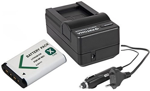 Akku (baugleich NP-BX1) + Ladegerät für die SONY DSC-RX100 RX100 inklusive Kfz- / Autoladegerät