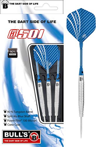 BULL'S 501 AT5 Steel Dart, Silber/Blau, 24 g