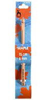 Pony 6 mm Maple Crochet Hook