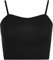 WearAll Womens Strappy Sleeveless Ladies Bralet Crop Stretch Vest Top - Black - 8-10