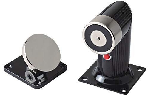 UHPPOTE Electromagnetic Door Holder Fire Smoke Proof Magnetic Suck with Release Button - Floor Mount