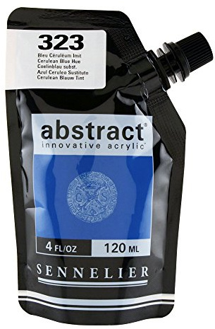 Abstract Acrylic 120ml Cerulean Blue Hue