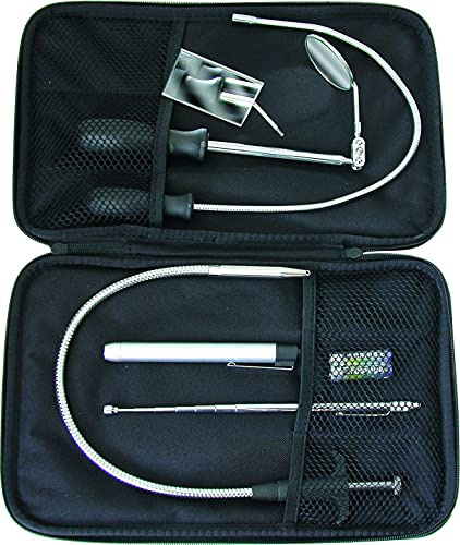 Hesse Industrie Inspektions-Set 6-teilig (mit Tasche, inkl. Magnetheber, Krallengreifer, Stiftleuchte usw.) 460964
