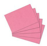 500 Karteikarten in A6 rot blanko von Herlitz [Sparpaket]