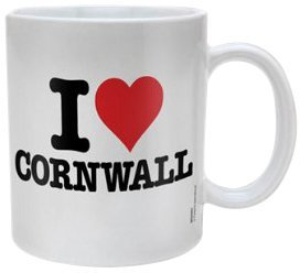 I Heart Pyramid International Cornwall Official Boxed Ceramic Coffee/Tea Mug, Multi-Colour, 11 oz/315 ml