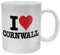 I Heart Pyramid International Cornwall Official Boxed Ceramic Coffee/Tea Mug, Multi-Colour, 11 oz/315 ml