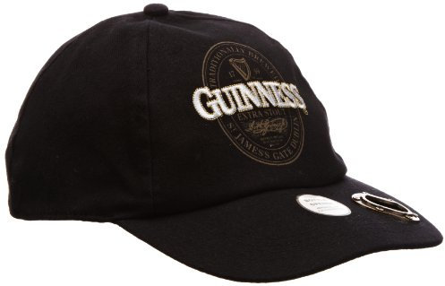 Guinness Official Merchandise Extra Stout Label Bottle Opener Cap Men's Hat