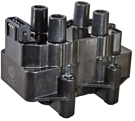 HELLA 5DA 193 175-421 Zündspule - 12V - 4-polig - Blockzündspule - geschraubt